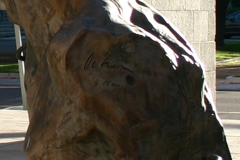 Severo Ochoa y Ramón y Cajal monument, CSIC, Madrid - 09.JPG